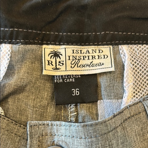 NWT‎ Gray Flat Front Shorts with Textured Fabric - Picture 5 of 5